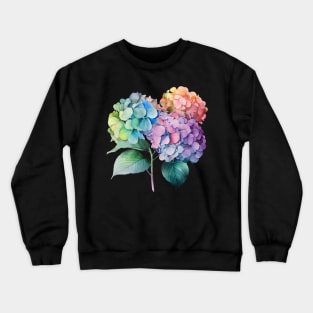 Hydrangeas Pretty Floral Crewneck Sweatshirt
